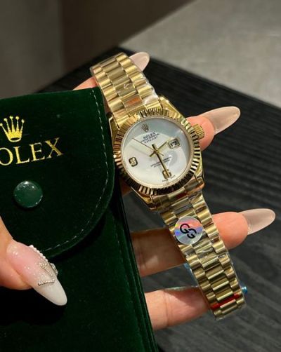Rolex Datejust replica with 904L stainless steel 31mm Imported Movement Replica Women Watch